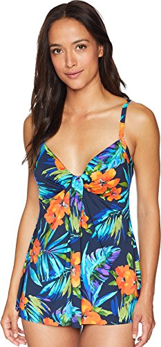 Haut de maillot tankini Miraclesuit Midnight Blue idéal pour affiner la silhouette
