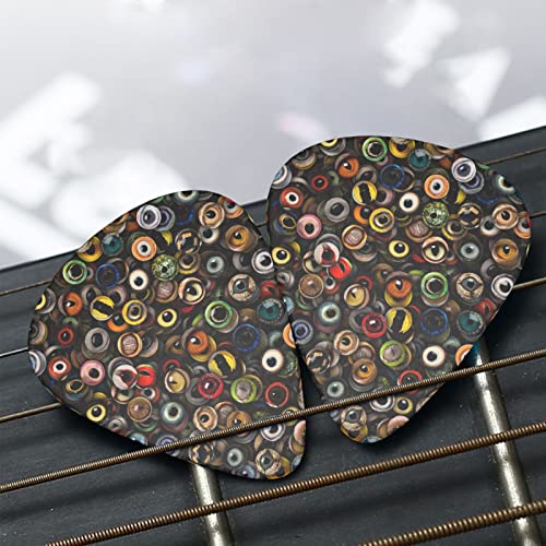 Eye Balls Lot de 3 médiators colorés en celluloïd pour guitare basse, amateurs de musique, guitare, électrique, acoustique 0,46 mm, 0,71 mm, 0,96 mm - Les Beatles, Paul McCartney, John Lennon, RIngo Starr, George Harrison Eye Balls Lot de 3 médiators colorés en celluloïd pour guitare basse, amateurs de musique, guitare, électrique, acoustique 0,46 mm, 0,71 mm, 0,96 mm – Image 8