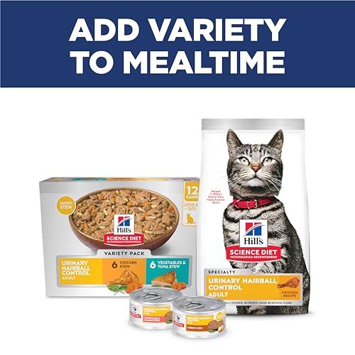 Hill's Science Diet Adult Urinary & Hairball Control Dry Cat Food - image 8