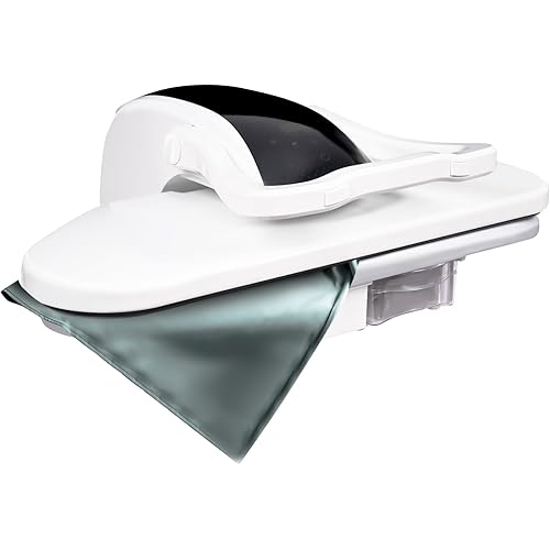 26Inch Ironing Steam Press Steam Press for Clothes Digital Steam Press with Multiple Fabric Settings Professional Iron Press Machine with 0.26Gal Removable Water Tank Fast-Heating(White)