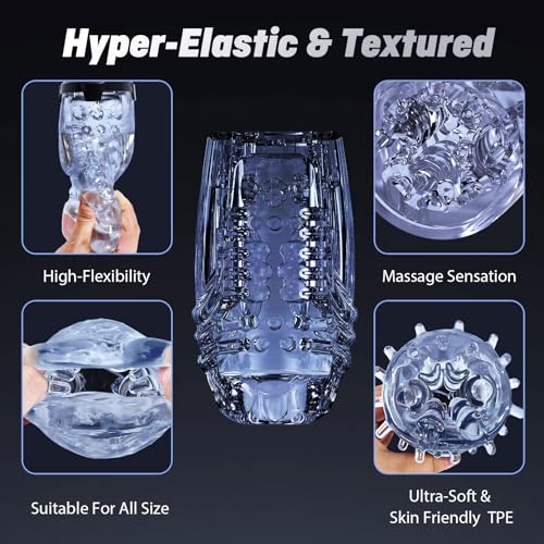 Transparent Penis Pump Masturbator for a Realistic Blowjob Sensation - Image 4
