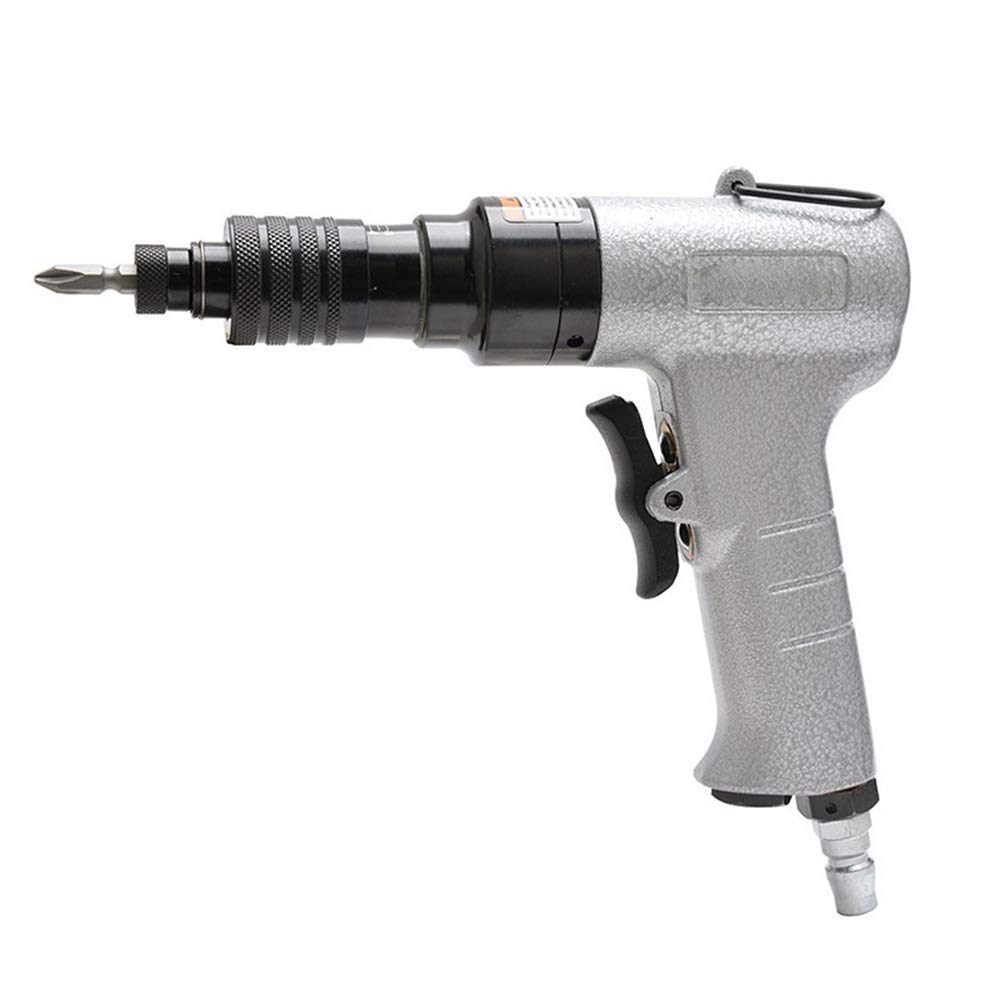 JF-XUAN Portable Practica Pneumatic Pneumatic Screwdriver, Positive and Negative Wind Batch Industrial Grade Hand Tool Hand Tools Industrial Pneumatic Riveted Nut