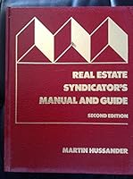 Real Estate Syndicators Manual and Guide 0137665016 Book Cover