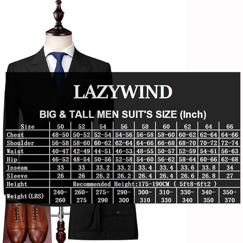 Big and Tall Suits for Men Mens Plus Size Suits Business Wedding Pantsuits Luxury 3 Piece Suits3