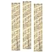 Beistle 53575 Lattice Party Panels 3 Piece, 12" x 6', Gold/Brown