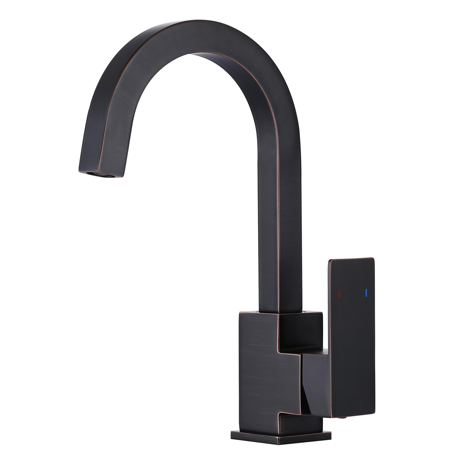 ALEASHA Bar Sink Faucet, Bar Sink Faucet Single Hole, Oil Rubbed Bronze