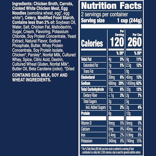 Image of Progresso Traditional, Creamy Chicken Noodle Canned Soup, 18.5 oz. (Pack of 12)
