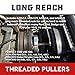 Powerbuilt Harmonic Balancer Puller & Installer, Specialty Tools Car Engine & Vehicle Drive Train, Crankshaft, Pulleys, and Gears 40 Piece - 647758