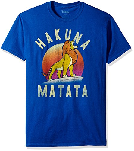 T-shirt graphisme guerrier Simba Lion King mode homme Disney