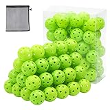 50 Pack Plastic Golf Balls Practice Limited Flight Golf Training Ball Hollow Swing Practice Indoor G