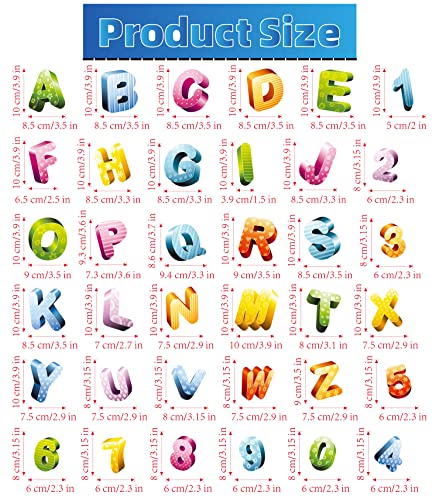 Alphabet Wall Decals Abc Stickers Learning Wall Decor For Kids Room Daycare Classroom Playroom Baby Nursery Decorations #TOP1