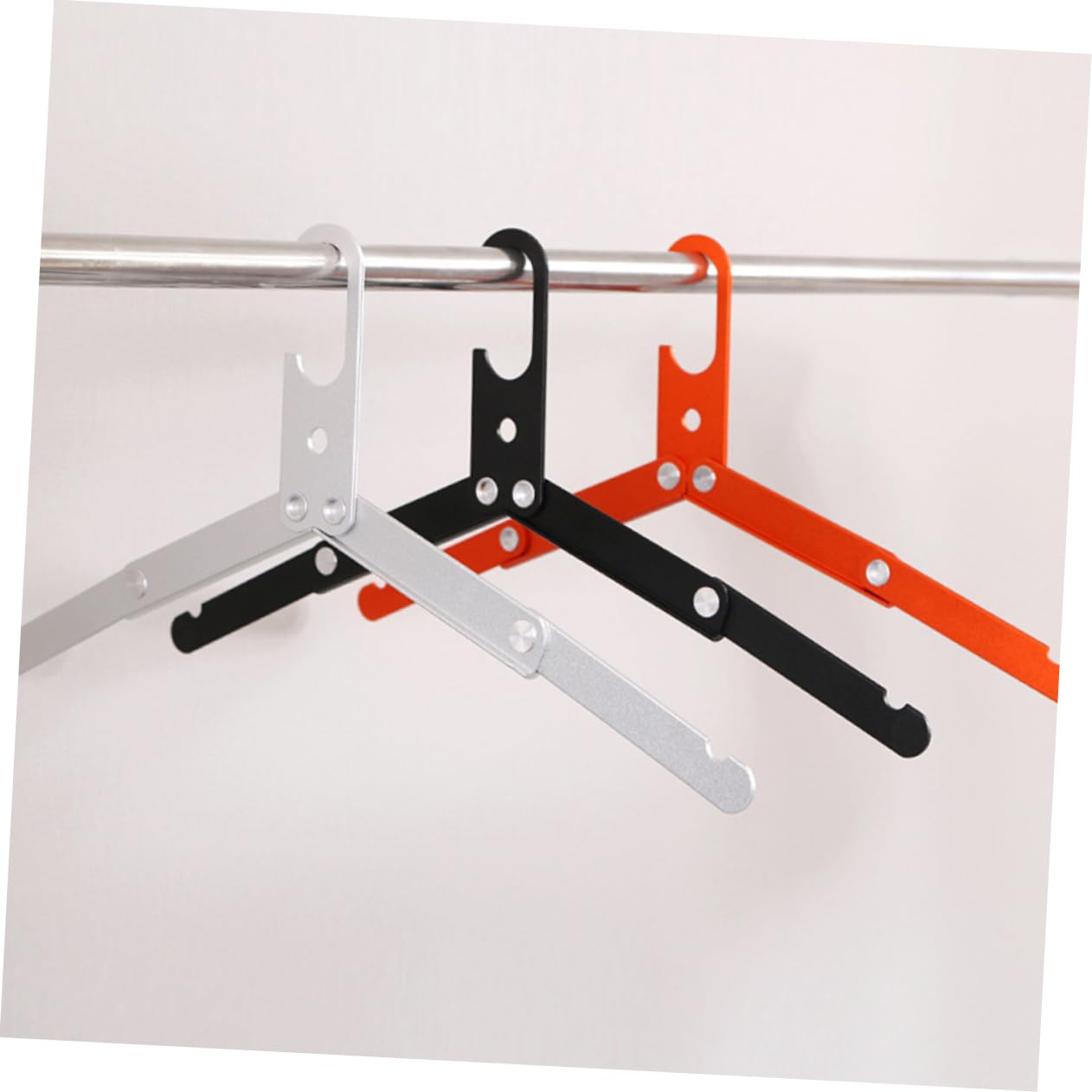 HOOTNEE Hanger Clothing Clothes Hangers Hangers Foldable Clothing Rack Creative Hanger Closet Hangers Foldable Hanger Hangers for Pants Hanger Pants Hangers Tie Hanger Black