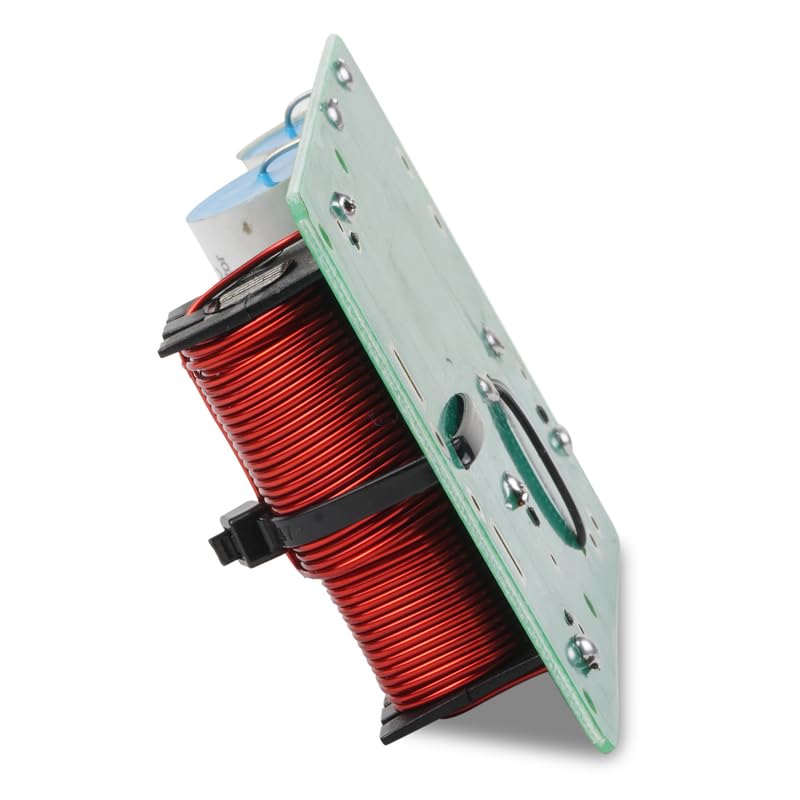 Image of 2 Way Crossover Board 2 Unit, 120W Max Power 2 Way HiFi Speaker Crossover Network, Heavy Duty 100% Pure Copper Inductor 4 to 8 Ohms Frequency Deviders
