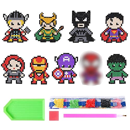 ALHX DIY Full Drill Pintura de Diamantes Pegatinas, 5D Diamante Stickers Kit, para adultos principiantes niños artesanías Hechas a Mano