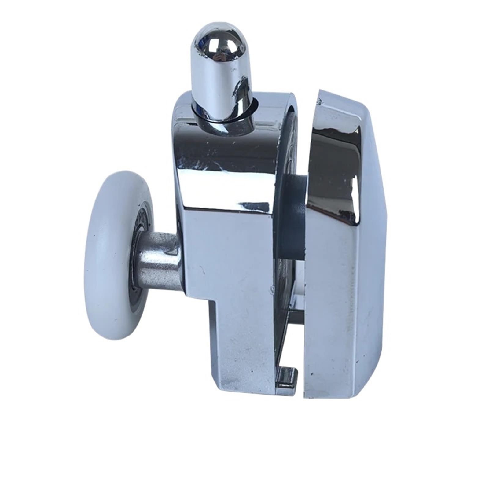 Sliding Door Rollers 4pcs Shower Door Rollers Wheel Runner, Bathroom Sliding Rail Roller Wheels,23mm 25mm Single(25 Upper Part Big)