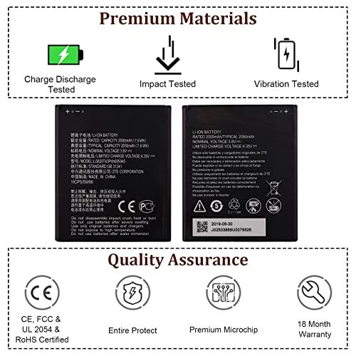 HIGHAKKU Batteria di ricambio Li3820T43P4h695945