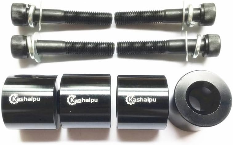 Car/Truck Seat Rise Spacer Lift Heighten Rise Raise Driver/Passenger Compatible with Honda Toyota Kia Hyundai Nissan Lexus Subaru Flat Bracket Seats (+3cm 4pcs, Black)