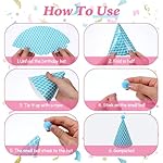 12 PCS Birthday Party Hats Kit: Birthday Hats, Happy Birthday Banner, Pom Poms & Crowns - Colorful Party Supplies Decorations for Kids, Adults, Pet - Image 3