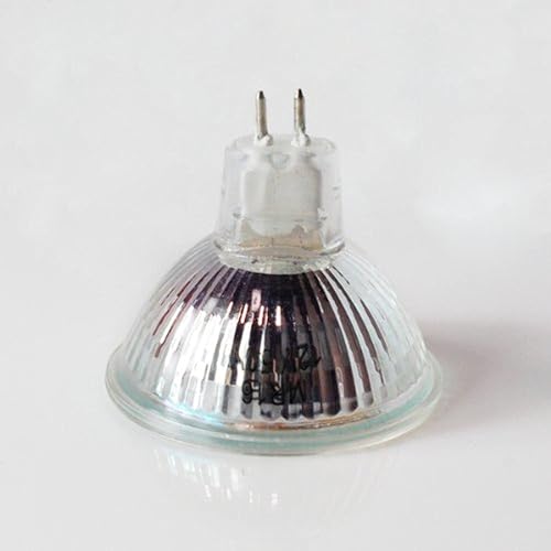 Miniatura 4 de MR16-12V-20W-2P 20 vatios MR16 con vidrio frontal UV 12V halógeno reflector de inundación, 2 piezas