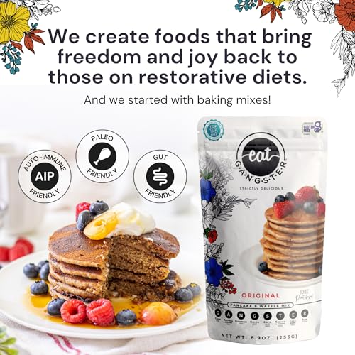 Image of eat G.A.N.G.S.T.E.R. Allergy-Friendly Vegan Pancake & Waffle Mix, 3 Pack