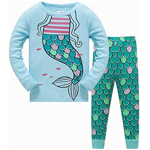 LitBud Girls Mermaid Pajamas Set Cover