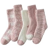 Tavaleu Fuzzy Socks for Women, Winter Soft Fluffy Socks Women, Warm Cozy Sock Home Sleeping Slipper Sock