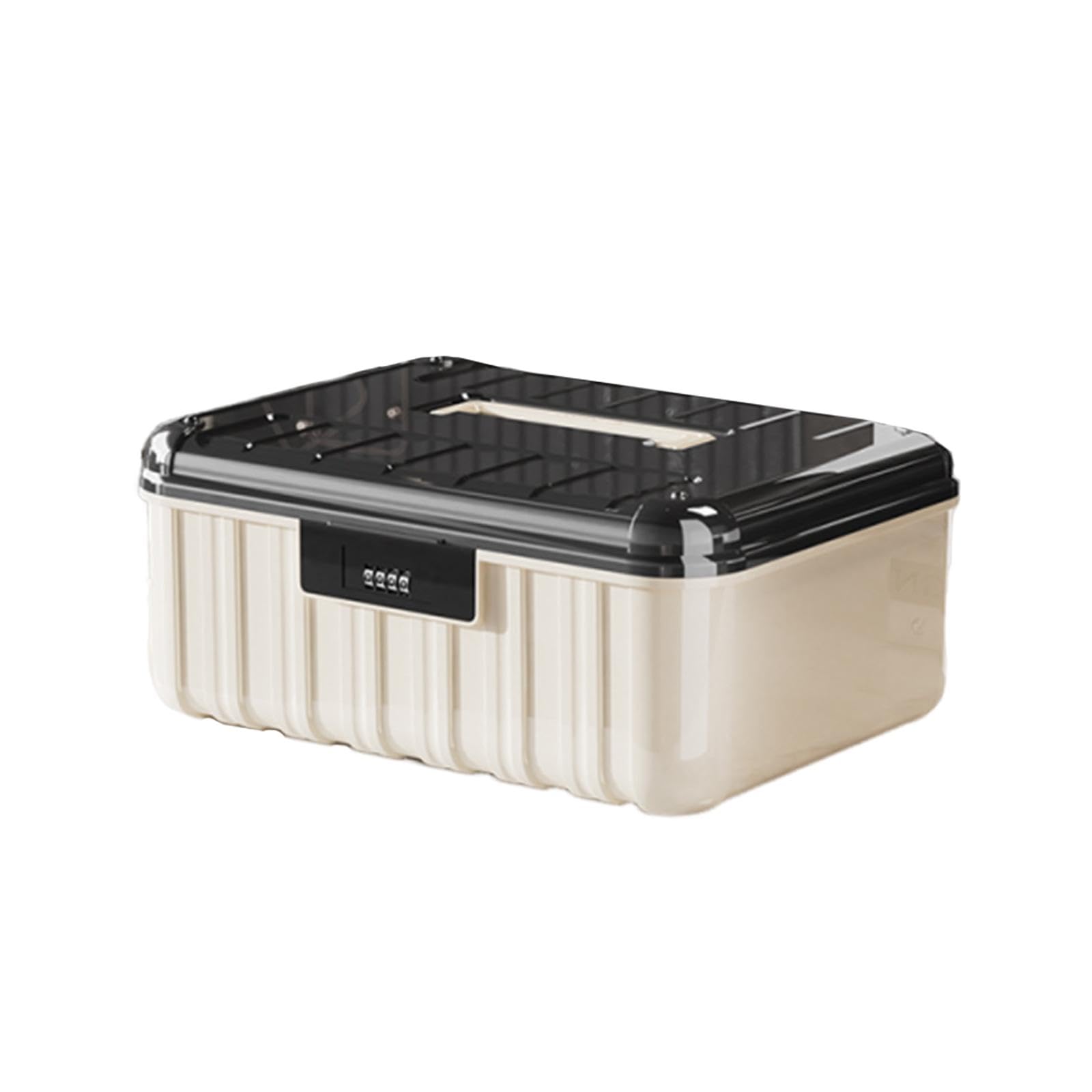 Lockable Storage Container Bin Double Layer for Business Closet Laundry Room 36.2x28.5x15.8cm|Household Supplies & Cleaning|Home Organization|Storage Bins & Baskets