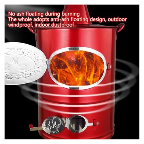 Outdoor Smokeless Burn Barrel for Efficient Trash Incineration - Ideal for Yard, Park & Garden Waste Disposal
