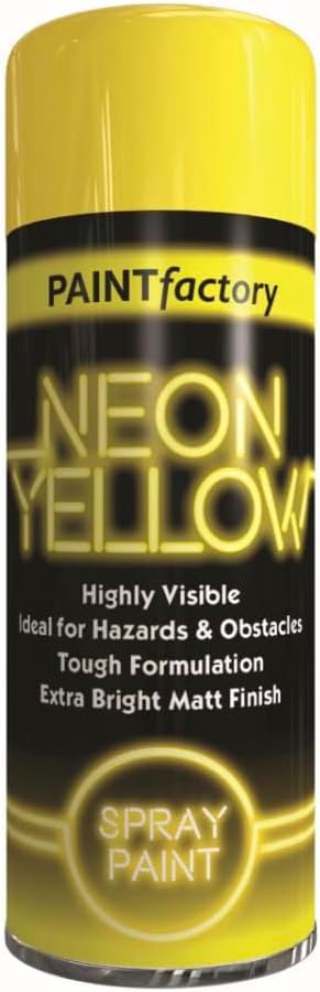 Paint Factory Neon Purple Spray Paint 200ml Extra Bright Matt Finish