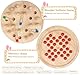 Memory Schach Holz Montessori Spielzeug ab 2/3/4 Jahre Kinder Gedächtnis Schach Lernspielzeug Fördert das Gedächtnis und das Konzentration Doppelseitiges 2 in 1 Gedächtnisschach-Set
