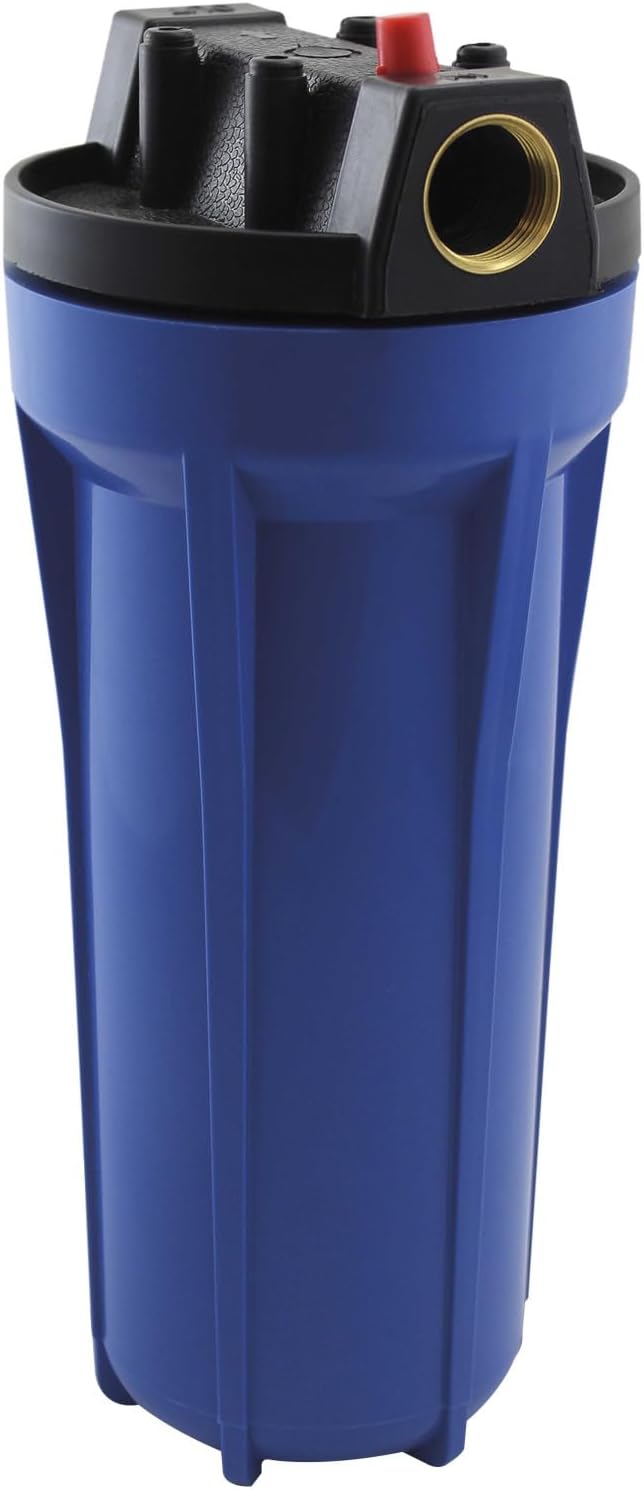Appli Parts APWF-10A Water Filter 10 in Blue with 3/4 in Female Bronze Connector (Does not include the filter element)