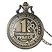 Produktbild LWCOTTAGE Quarz Taschenuhr - Retro Altes Russland Eine Billion Rubel Münzen Medaillon Bronze Taschenuhr Sammlerstück Craft Crown Coin Top Sammlerstücke Geschenke, 1, Dünne Kette 78Cm