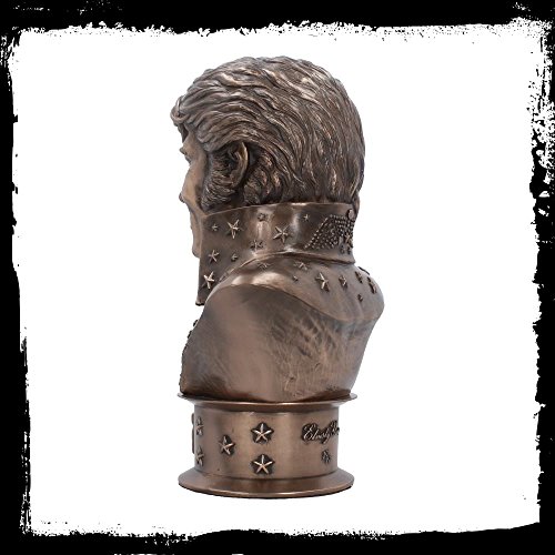Busto Elvisly Yours de resina y bronce 33cm miniatura 3