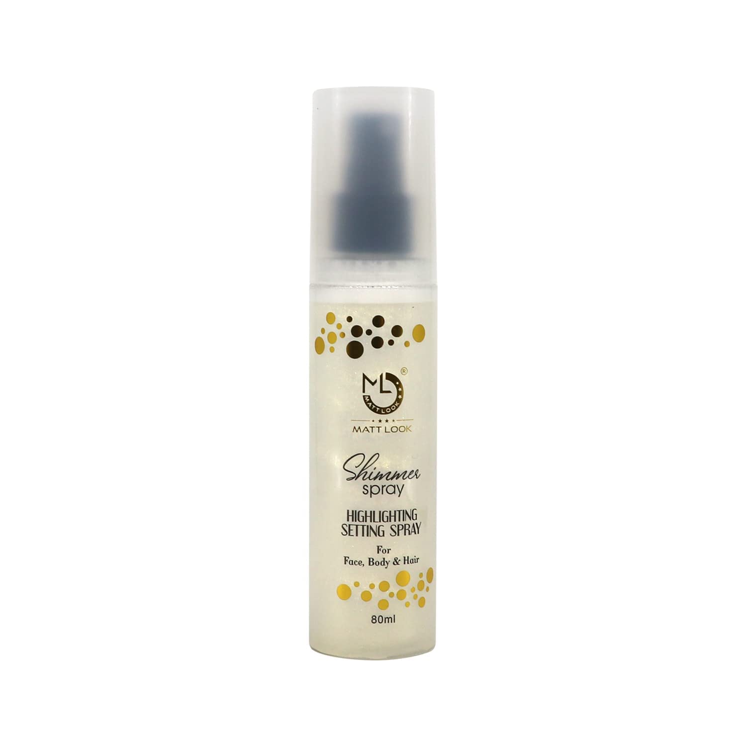 Shimmer Highlighting Setting Spray for Face, Body & Hair, Double Gold 002 (80ml) SH-7711-MTSH-7711-MT-image-23