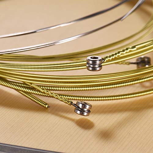 3 Packs Alice A406 Stainless Steel Coated Copper Alloy Wound Acoustic Guitar Strings Light (.012 .016 .024 .032 .042 .053) #TOP6