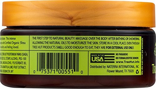Tree Hut Shea Body Butter, Coconut Lime, 7-Ounce (Pack of 3)