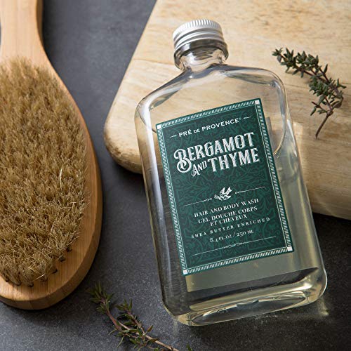 Image of Pre de Provence Bergamot & Thyme Men's Fragrance Collection, Hair & Body Wash, 250 ML