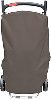 Cubierta de parrilla diseñada para parrilla de gas Weber Traveler 210D, tela impermeable y resistente al desgarro (marrón)