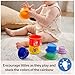 Ms. Rachel Official Rainbow Stacking Cups 7-Pack, Educational Toys & Toddler Toys for Girls & Boys Ages 6 Months to 2+ Years