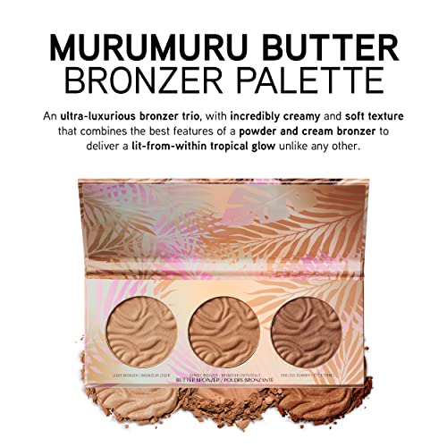 Physicians Formula Murumuru Butter Bronzer Face Makeup Palette Set, Set Of 3, Light Bronzer, Sunset Bronzer, Endless Summer Powder #TOP1
