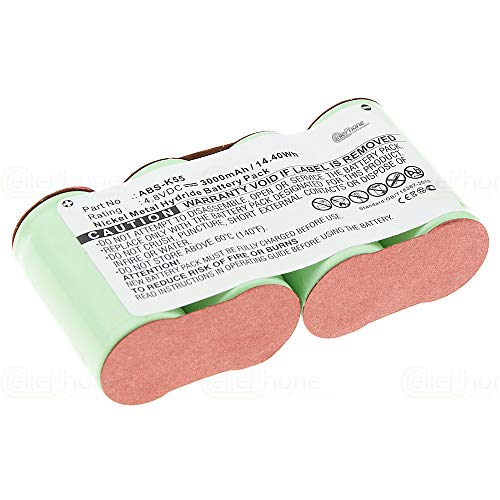 cellePhone batería Ni-MH para Kärcher Akkubesen K50 / K85 (reemplazado ABS-K55) - 3000 mAh