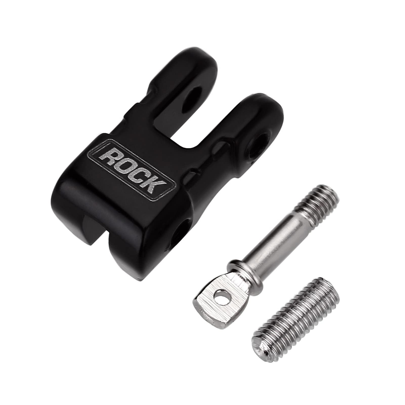 Engine Hoist, Electric Hoist RC Car Metal Winch Rock Tow Hook for 1/10 Crawler Axial(1PCS Black)