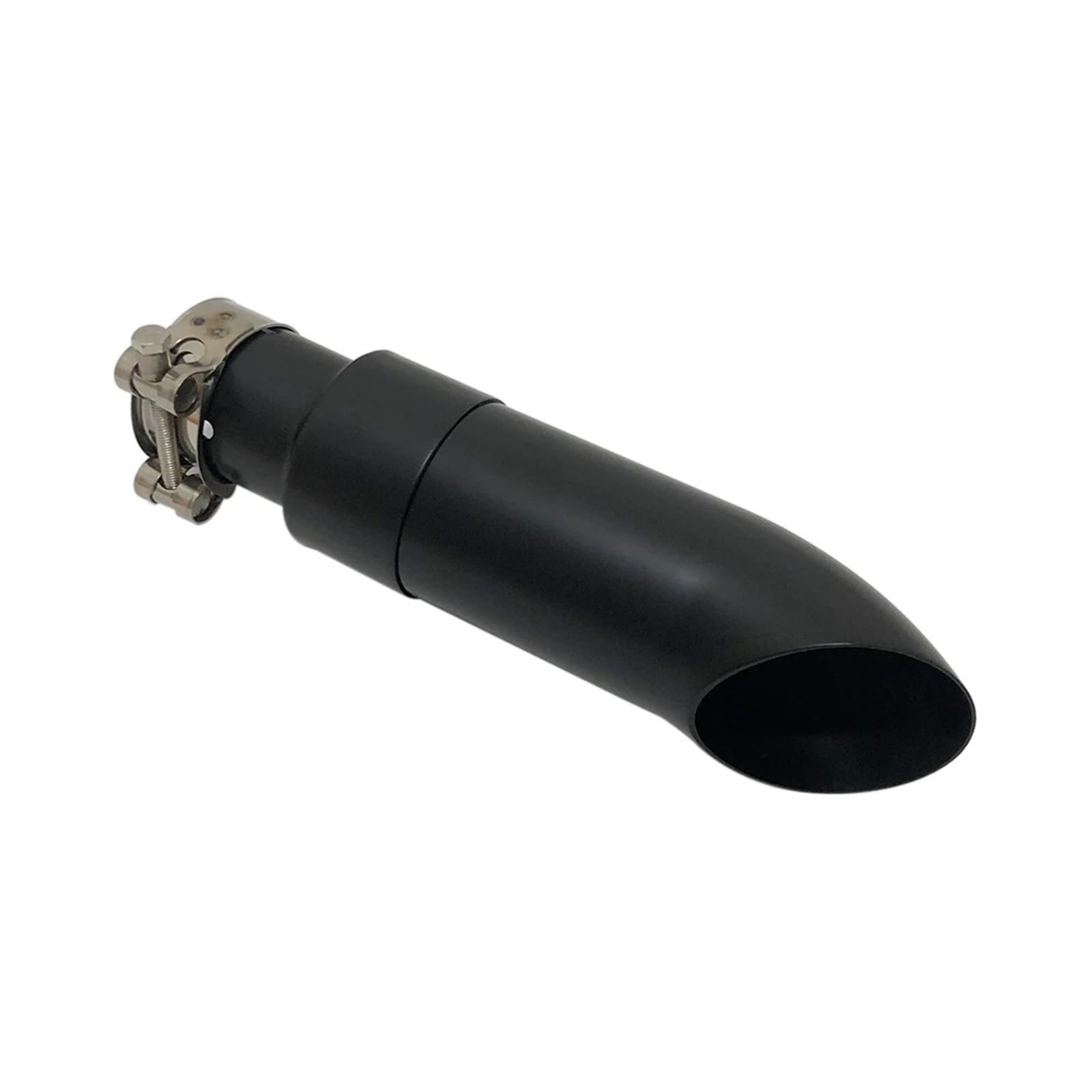 Scarico moto Terminali di scarico Slip-On GP corti con DB Killer - Nero/Cromo/Argento adatti per Eliminator 500 per SE per ABS 2024-2026(Black)