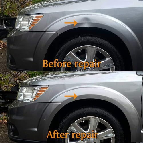 Image of Auto Body Dent Repair Kit, Car Dent Puller with Golden Dent Puller for Car Body Hail Dent Removal Dent Remover Automobile Body Repair