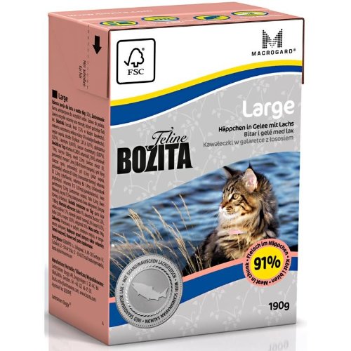 BozitaFeline Chunks In Jelly Large Breed 190g (Pack of 16)