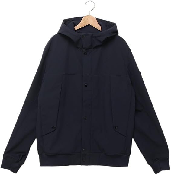 Amazon | [ストーンアイランド] ジャケット バッジ付き ネイビー 