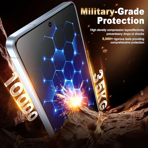 Image of UniqueMe 2 PACK for Samsung Galaxy S26 Plus Matte Privacy Screen Protector | Anti-Glare, Anti-Fingerprint, Fingerprint Unlocking, Easy Installation, Bubble-Free, 9H Hardness, Tempered Glass