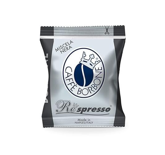 CAFFÈ BORBONE Respresso, Miscela Nera - 50 Capsule - Compatibili con le Macchine ad uso domestico Nespresso - Miscela Nera - 50 unità (Confezione da 1)