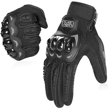 motorcycle gloves with knuckle protection