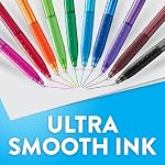 Paper Mate 1945925 InkJoy 300RT Stylos à bille rétractables, point moyen, noir, 24 Nombre